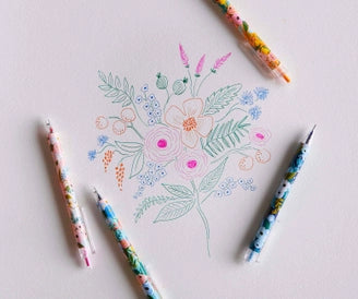 GARDEN PARTY GEL PEN SET