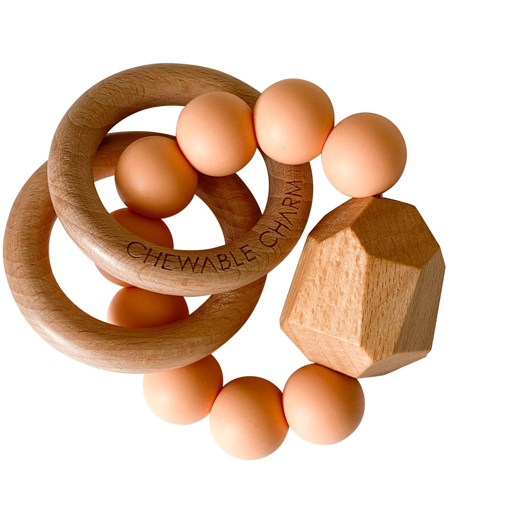 HAYES SILICONE + WOOD TEETHER