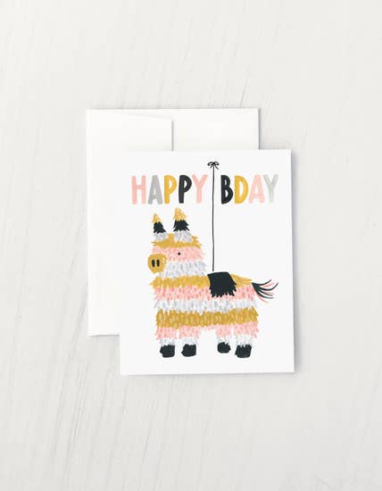 PINATA BIRTHDAY CARD