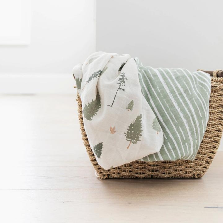 Cotton Muslin 2-Pack Swaddles