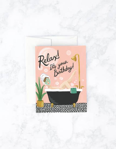 BUBBLE BATH CARD