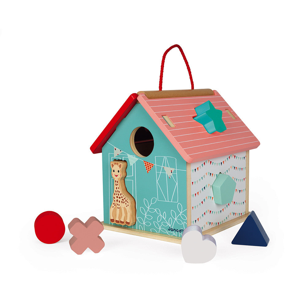 SOPHIE LA GIRAFE SHAPE SORTING HOUSE