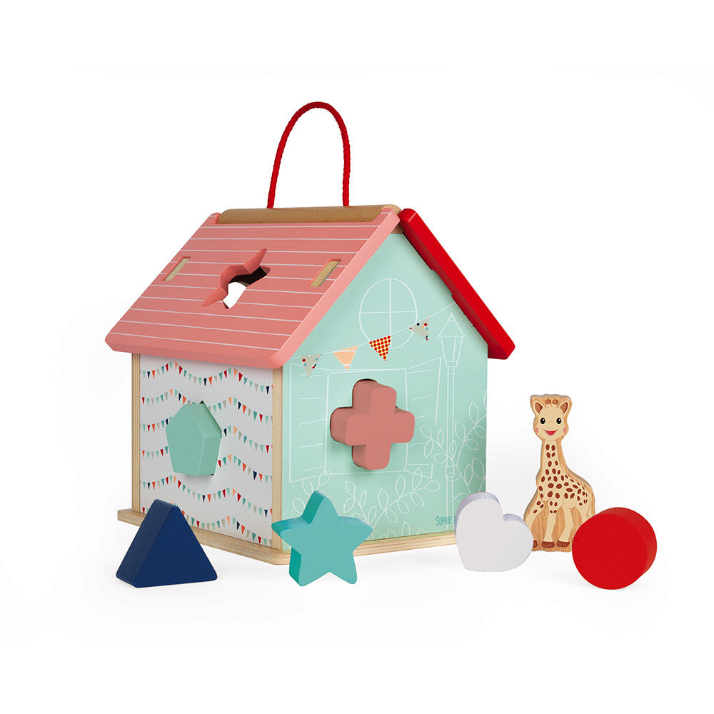SOPHIE LA GIRAFE SHAPE SORTING HOUSE