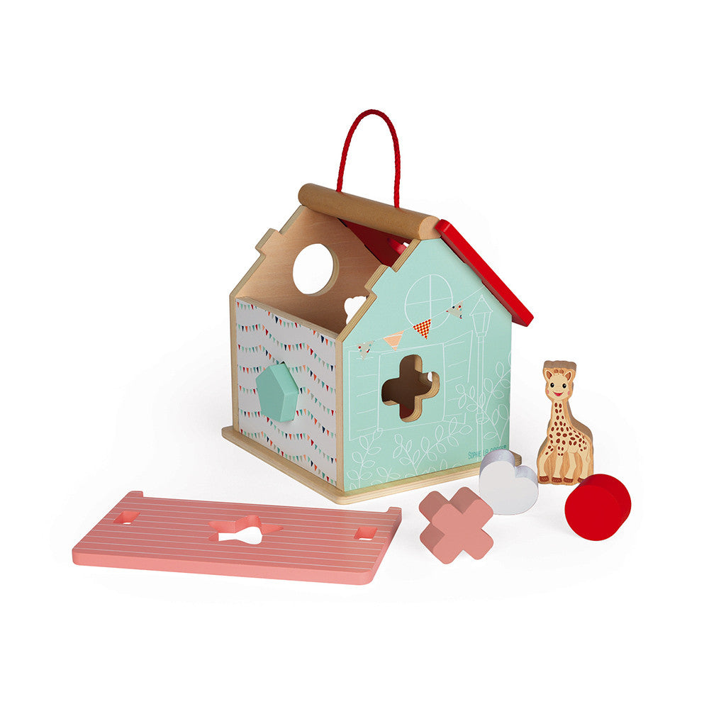 SOPHIE LA GIRAFE SHAPE SORTING HOUSE