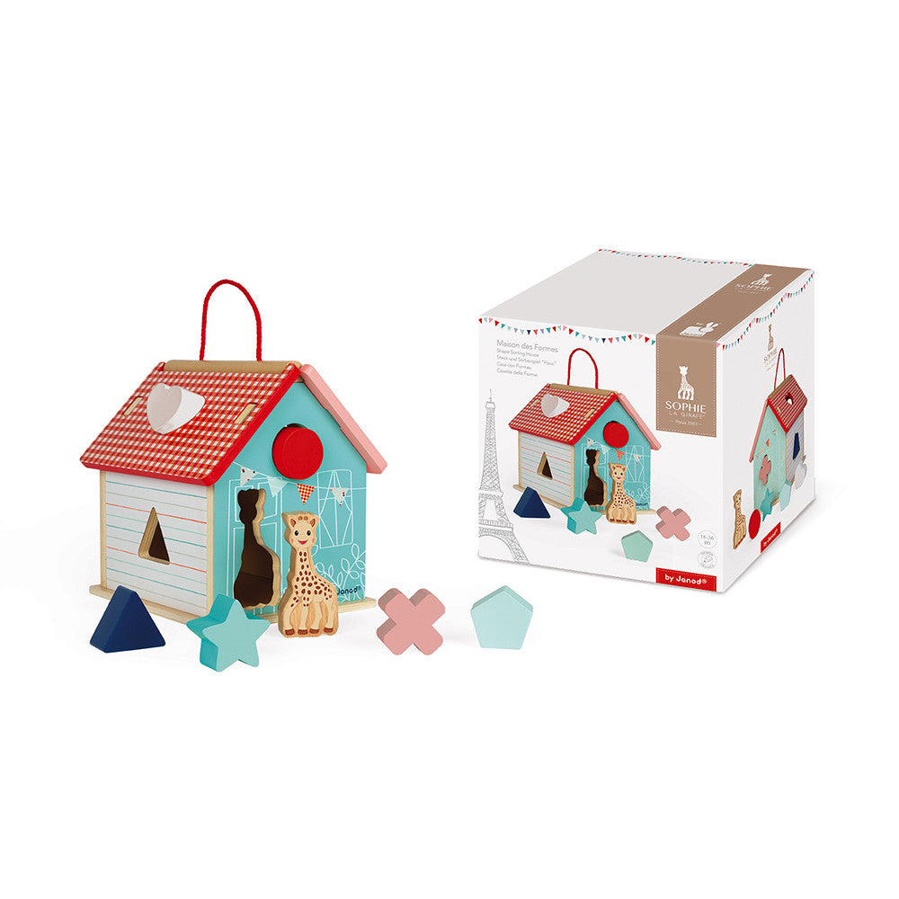 SOPHIE LA GIRAFE SHAPE SORTING HOUSE