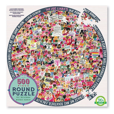 WOMEN'S MARCH! 500PC ROUND PUZZLE