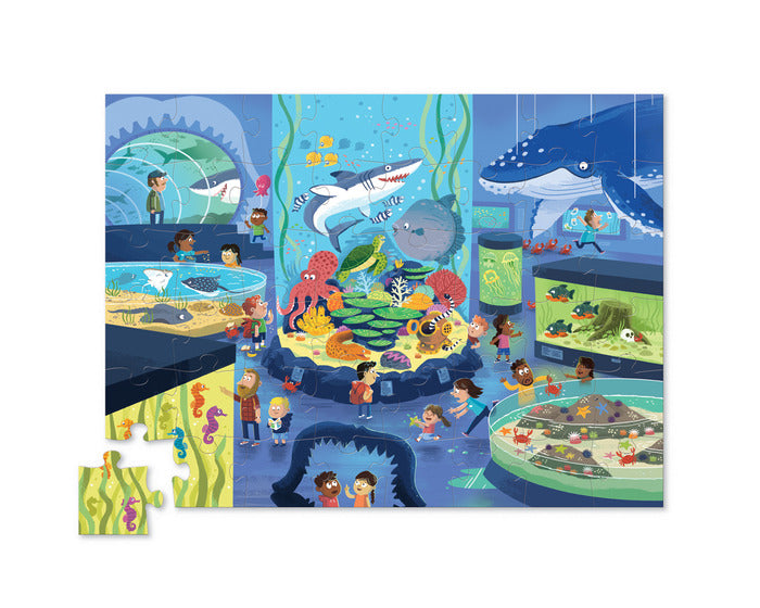 DAY AT THE MUSEUM PUZZLE - AQUARIUM