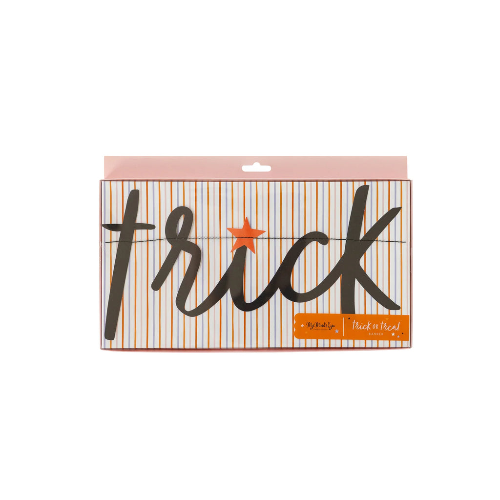 TRICK OR TREAT WORD BANNER - Final Sale