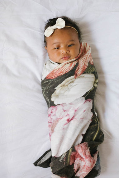 MUSLIN SWADDLE - TUSCAN FLORAL