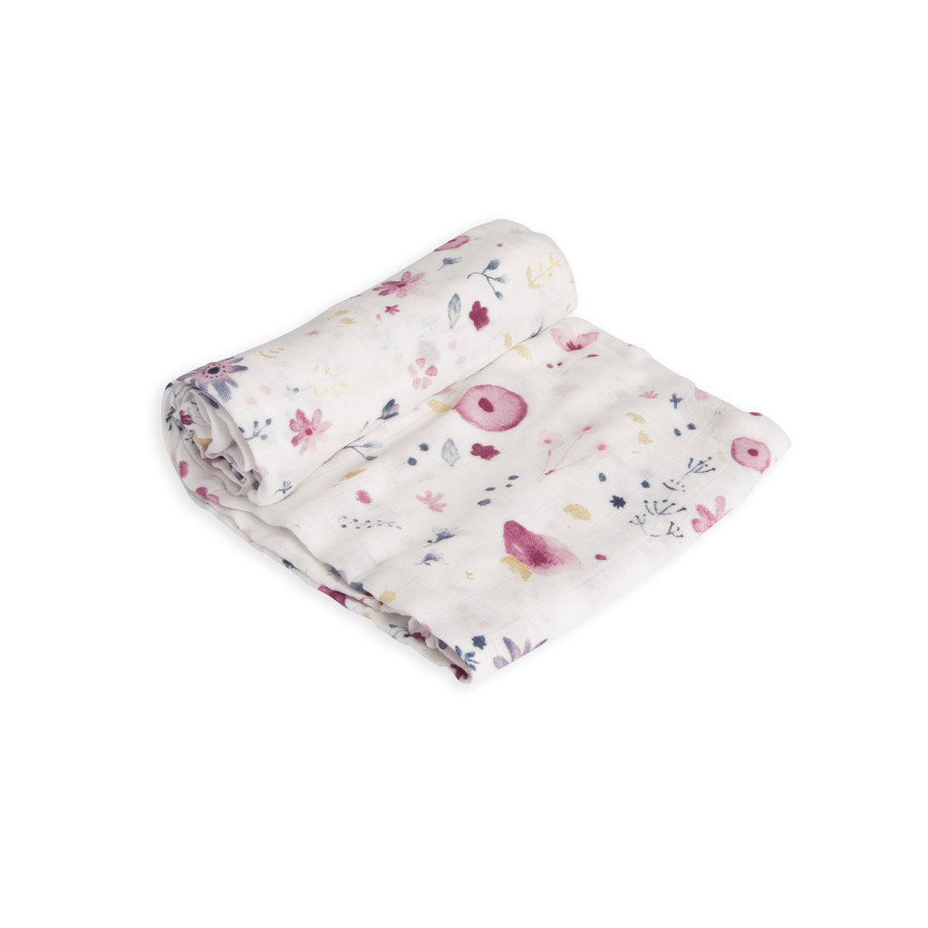 DELUXE MUSLIN SWADDLE - FAIRY GARDEN