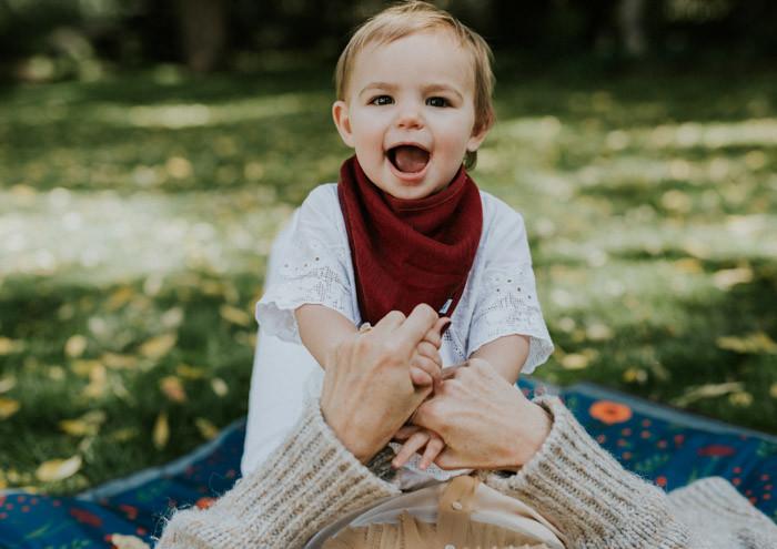 DELUXE MUSLIN BANDANA BIB 2 PACK - BLUSH