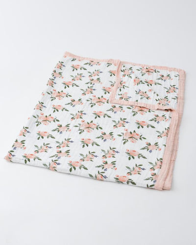 BIG KID QUILT - WATERCOLOR ROSES