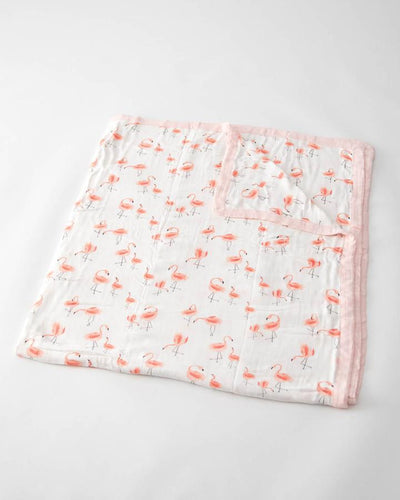 BIG KID DELUXE MUSLIN QUILT - PINK LADIES
