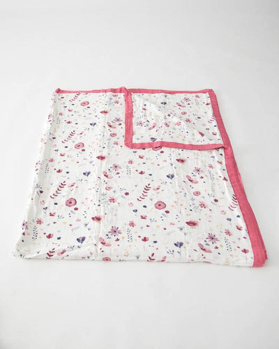 BIG KID DELUXE MUSLIN QUILT - FAIRY GARDEN