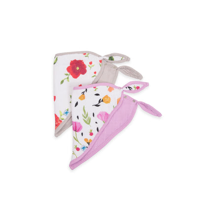 SUMMER POPPY BANDANA BIB 2 PACK