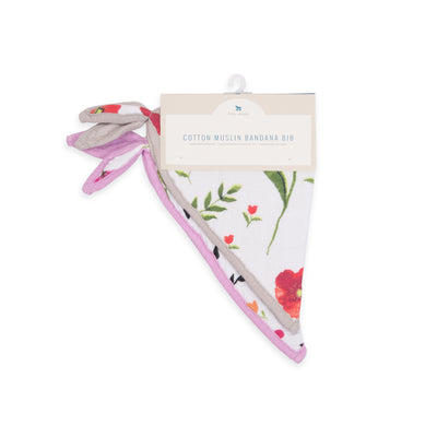 SUMMER POPPY BANDANA BIB 2 PACK