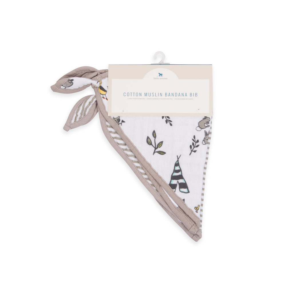 FOREST FRIENDS BANDANA BIB PACK