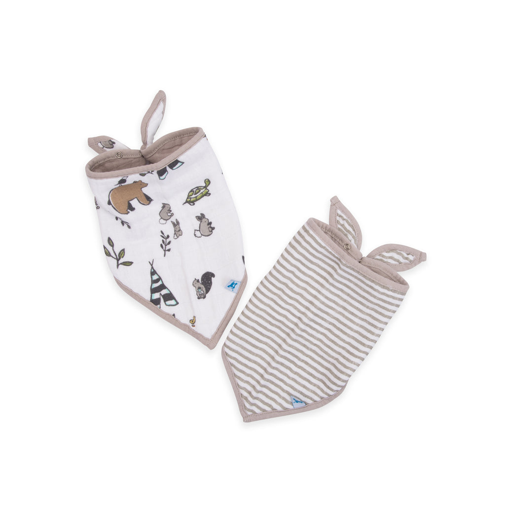FOREST FRIENDS BANDANA BIB PACK