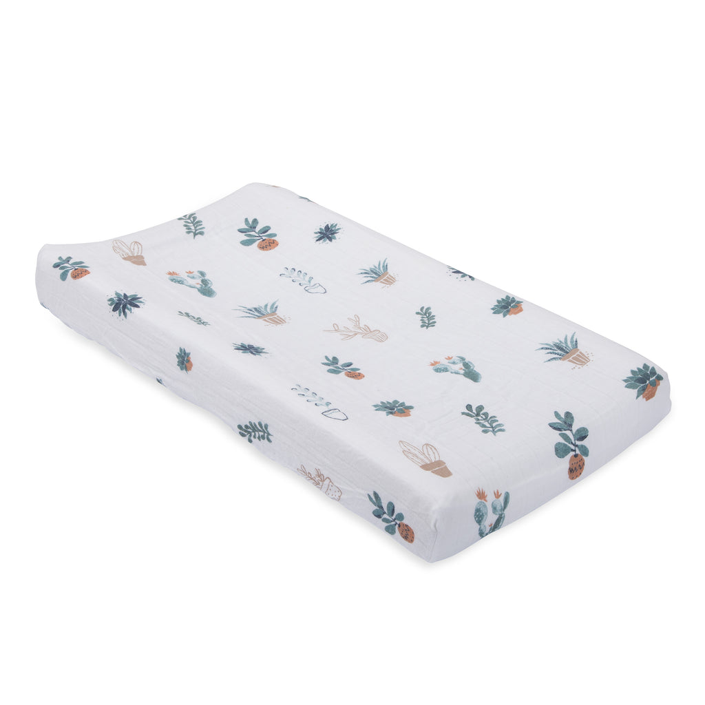 PRICKLE POTS BRUSHED CHANGING PAD COVER