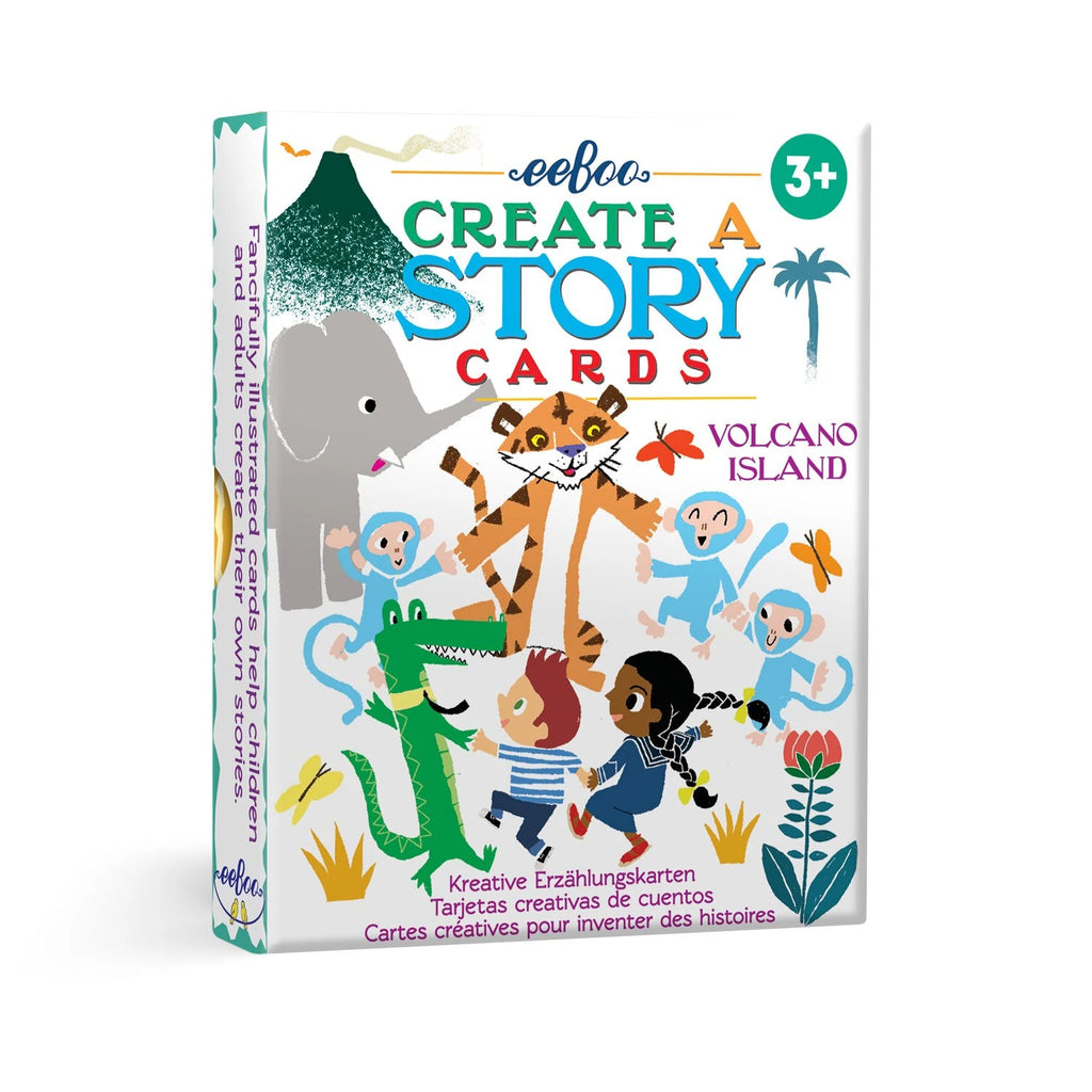 CREATE A STORY CARDS VOLCANO ISLAND