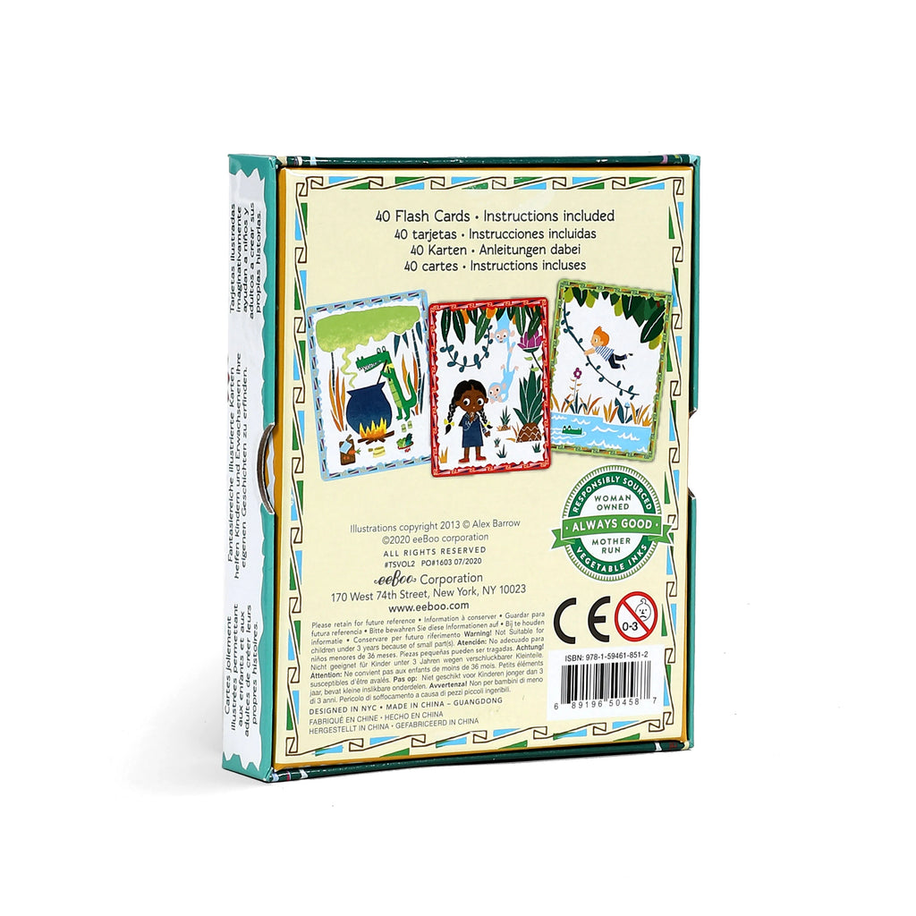 CREATE A STORY CARDS VOLCANO ISLAND