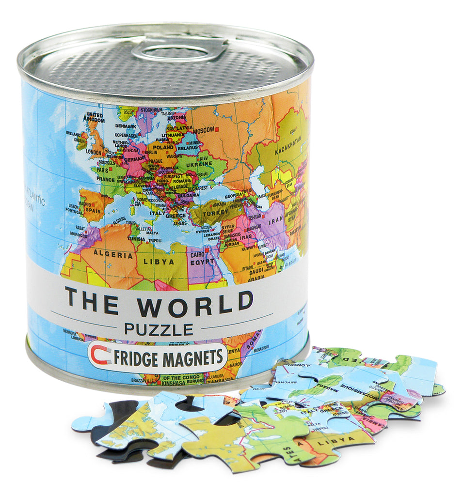 City Magnetic Puzzle - World
