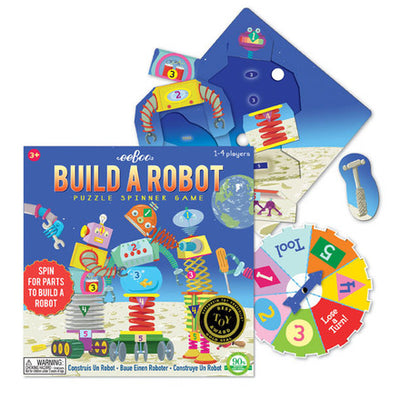 BUILD A ROBOT SPINNER GAME